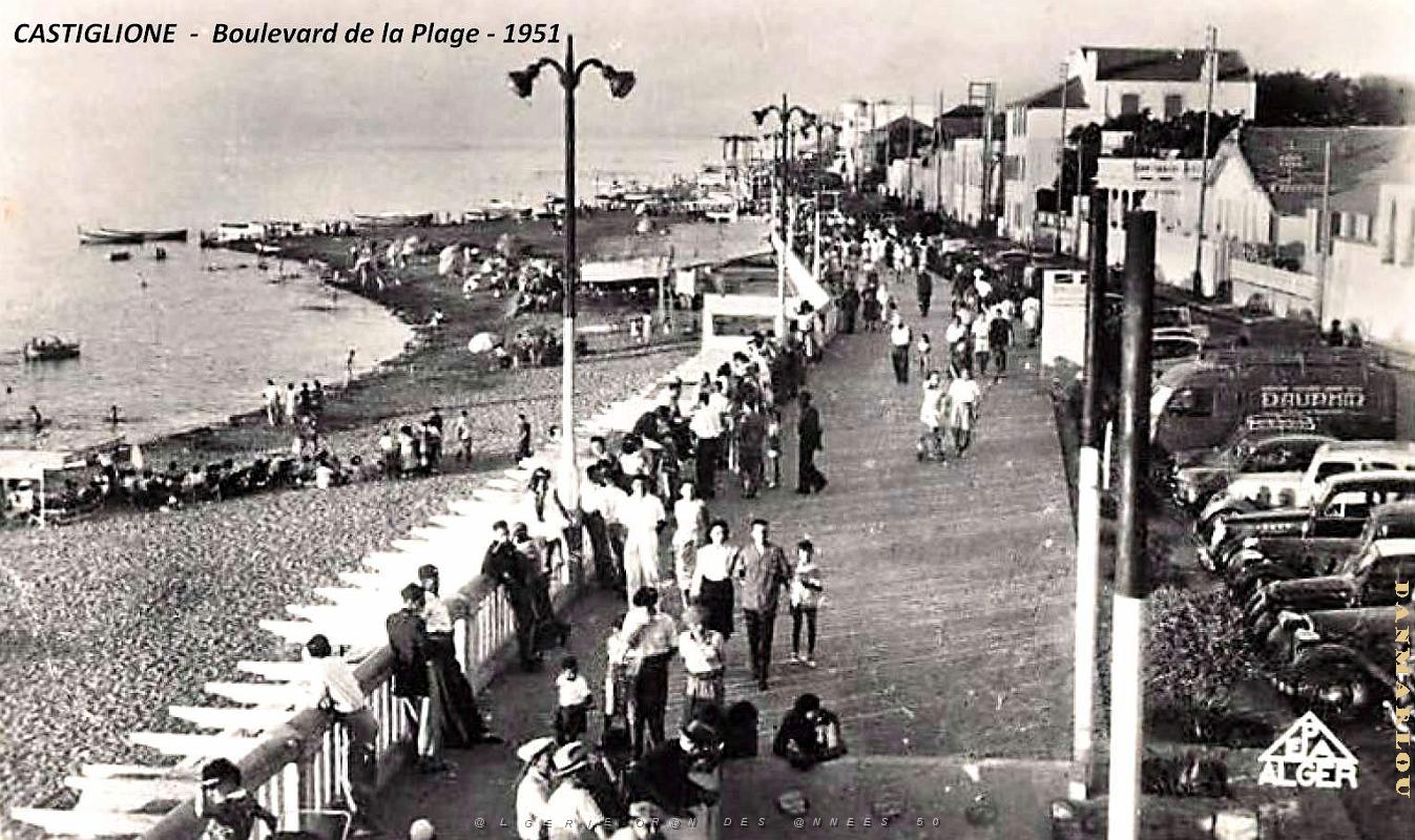 2857- Castiglione - Boulevard de la Plage - 1951.jpg